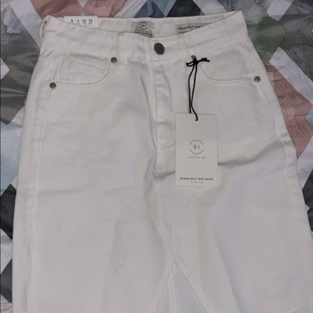 Cotton on jean skirt